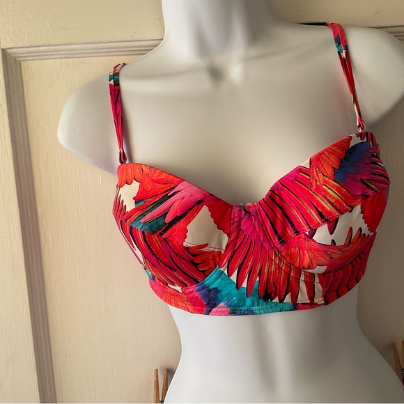 Bikini colorful tie bottom and top - Picture 7 of 9